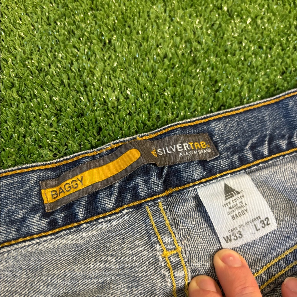Y2K Levi’s Silver Tab Baggy Jeans 33x32 - Picture 3 of 6